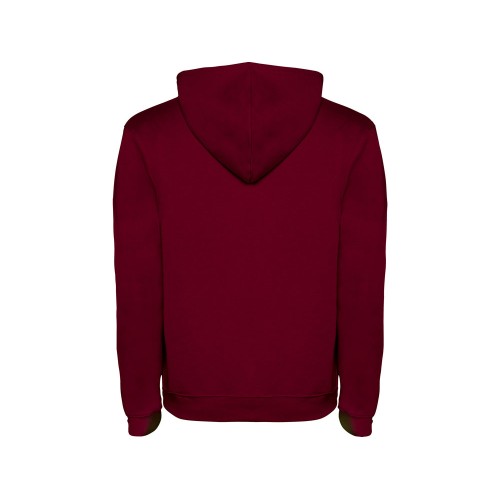 Толстовка с капюшоном "Urban" мужская, гранатовый/серый меланж