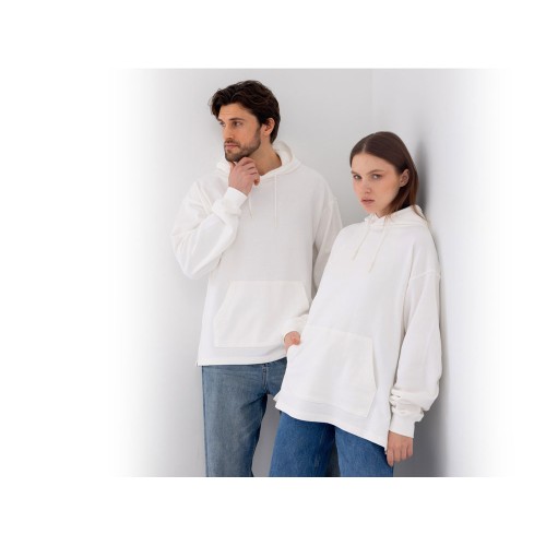 Худи оверсайз «Alpha.01» унисекс, молочный