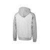 Толстовка с капюшоном «Dublin» мужская, серый меланж/белый меланж