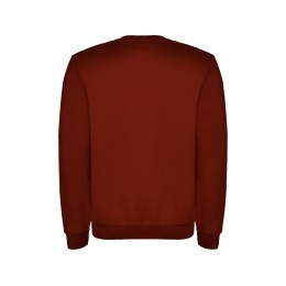 Свитшот с начесом "Clasica" унисекс, гранатовый