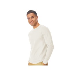 Свитшот "Motion" унисекс с начесом, белый