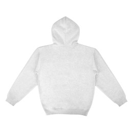 Толстовка с капюшоном оверсайз «Berlin» унисекс, белый меланж