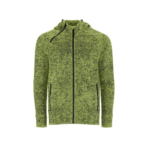 Толстовка на молнии "Everest", меланжевый салатовый