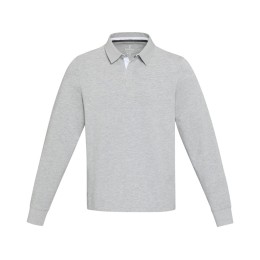 Clyde толстовка-поло унисекс для регби - Серый яркий