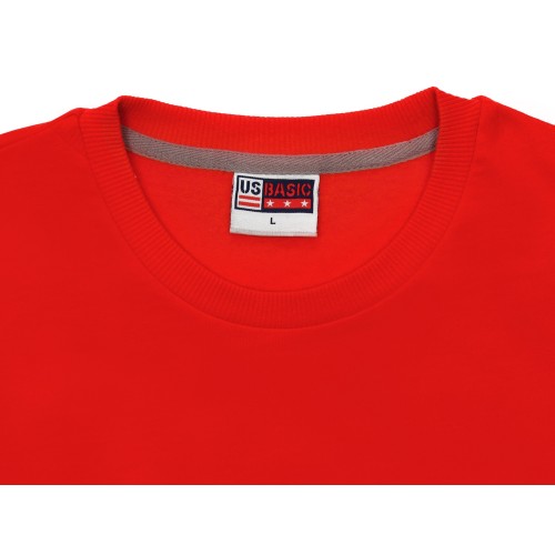 Свитшот "Motion" унисекс с начесом, красный