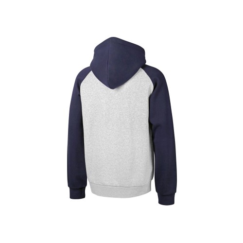 Толстовка с капюшоном «Dublin» мужская, темно-синий/серый меланж