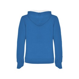 Толстовка с капюшоном "Urban" женская, королевский синий/белый