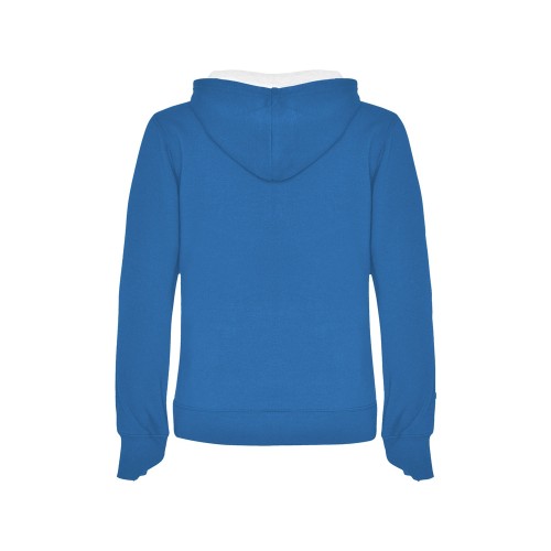 Толстовка с капюшоном "Urban" женская, королевский синий/белый