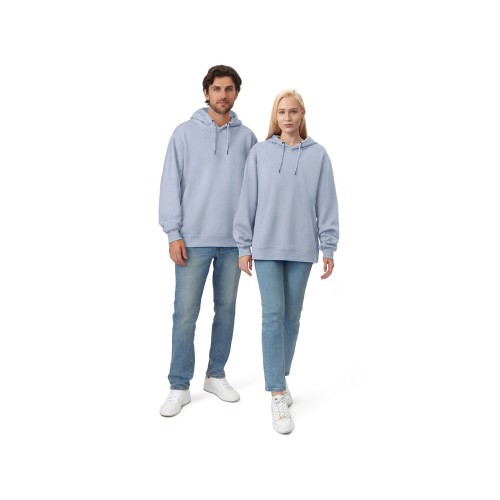 Толстовка с капюшоном оверсайз «Lisbon» унисекс, небесно-голубой
