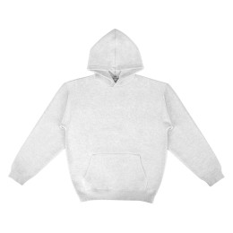 Толстовка с капюшоном оверсайз «Berlin» унисекс, белый меланж