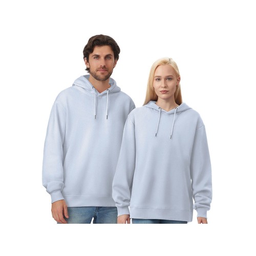 Толстовка с капюшоном оверсайз «Lisbon» унисекс, небесно-голубой