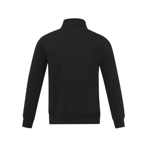 Galena унисекс-свитер с полноразмерной молнией из переработанных материалов Aware™  - Черный