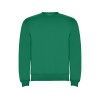Свитшот с начесом "Clasica" унисекс, зеленый
