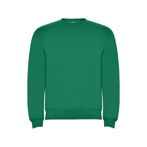 Свитшот с начесом "Clasica" унисекс, зеленый