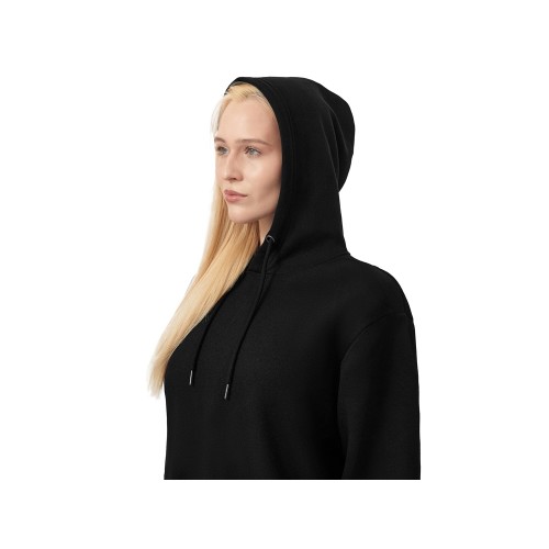 Толстовка с капюшоном оверсайз «Lisbon» унисекс, черный