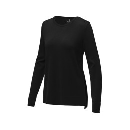 Женский пуловер Merrit с круглым вырезом, черный