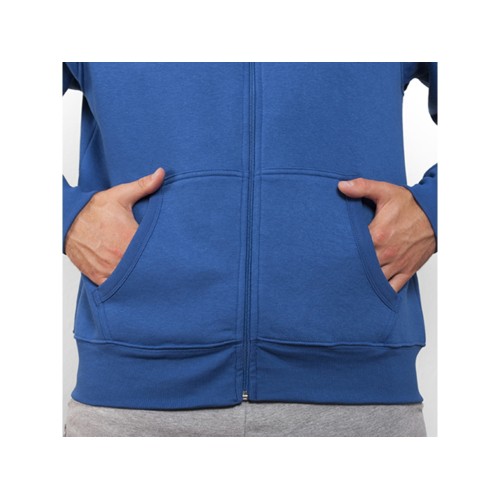 Толстовка на молнии "Montblanc" унисекс, королевский синий