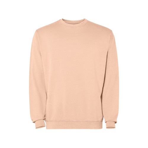 Свитшот «Jaya» унисекс, светло-абрикосовый выстиранный