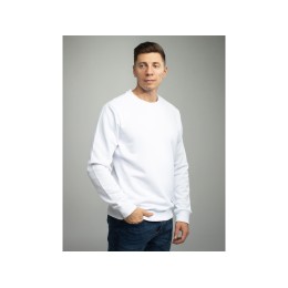 Толстовка втачной рукав. Модель 1 (Футер петлевой) (Размер 46-176, Цвет Белый)