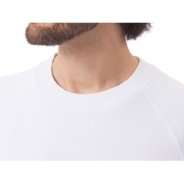 Свитшот оверсайз с рукавом реглан «Belgrade», унисекс, белый