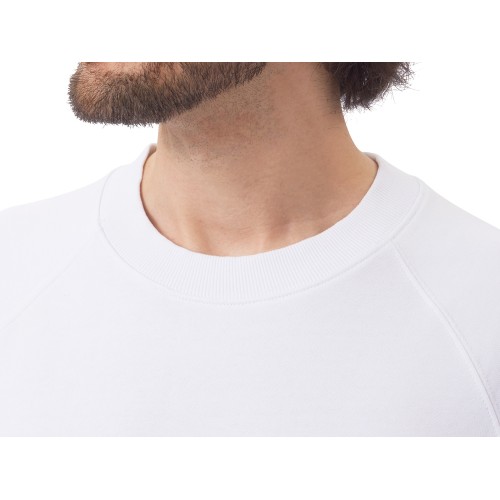 Свитшот оверсайз с рукавом реглан «Belgrade», унисекс, белый