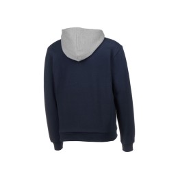 Толстовка с капюшоном "Amsterdam" мужская, темно-синий/серый меланж