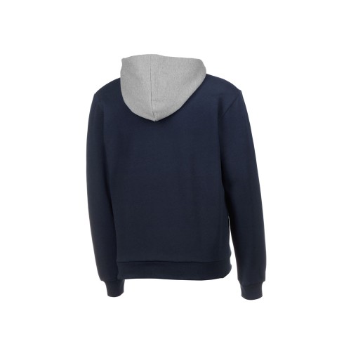 Толстовка с капюшоном "Amsterdam" мужская, темно-синий/серый меланж