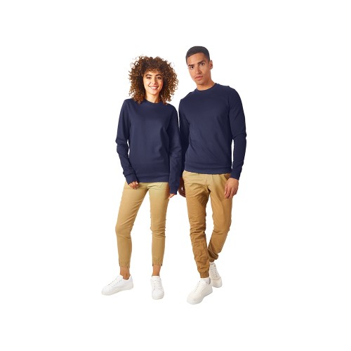 Свитшот "Motion" унисекс с начесом, нэви