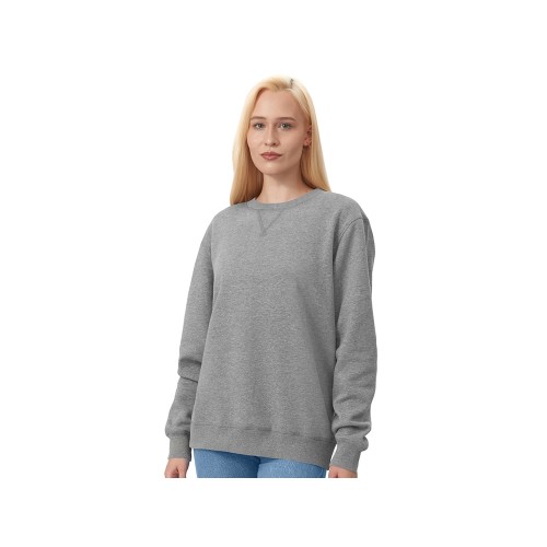 Свитшот оверсайз «Lisbon» унисекс, серый меланж