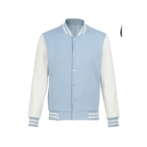 Бомбер «Oxford», небесно-голубой/молочный, унисекс