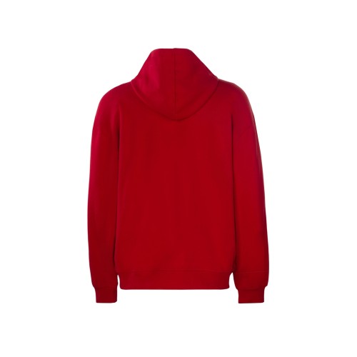 Толстовка оверсайз с капюшоном на молнии «Monaco», красный