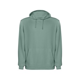 Толстовка с капюшоном «KENIA» унисекс, сине-зеленый выстиранный