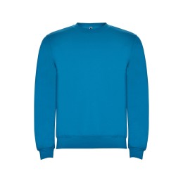 Свитшот с начесом "Clasica" унисекс, морская волна