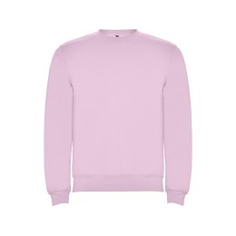 Свитшот с начесом "Clasica" унисекс, светло-розовый