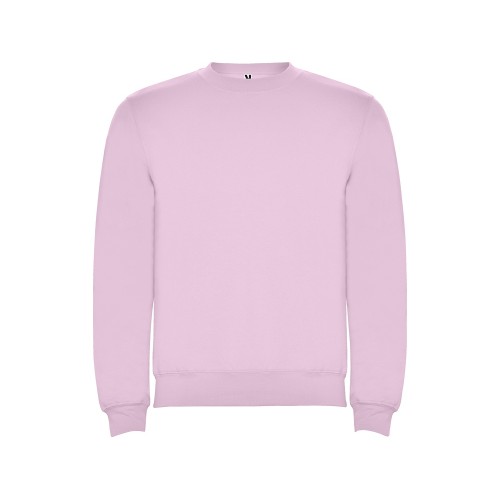 Свитшот с начесом "Clasica" унисекс, светло-розовый