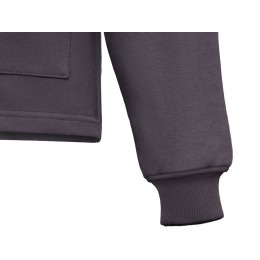 Худи оверсайз «Alpha.01» унисекс, темно-серый