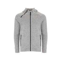 Толстовка на молнии "Everest", меланжевый белый