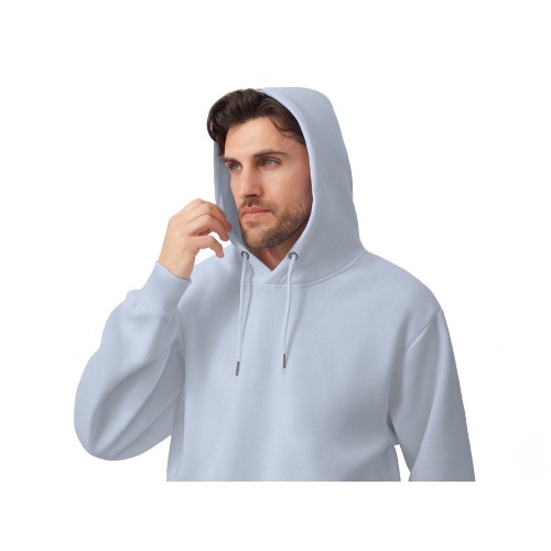 Толстовка с капюшоном оверсайз «Lisbon» унисекс, небесно-голубой