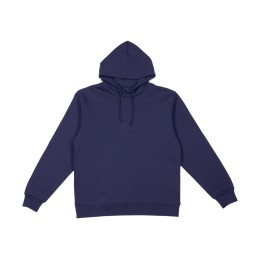 Толстовка с капюшоном оверсайз «Lisbon» унисекс, темно-синий