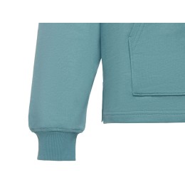 Худи оверсайз «Alpha.01» унисекс, пыльный бирюзовый