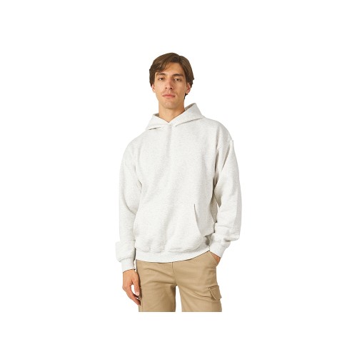 Толстовка с капюшоном оверсайз «Berlin» унисекс, белый меланж