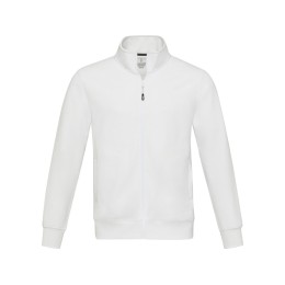 Galena унисекс-свитер с полноразмерной молнией из переработанных материалов Aware™  - Белый