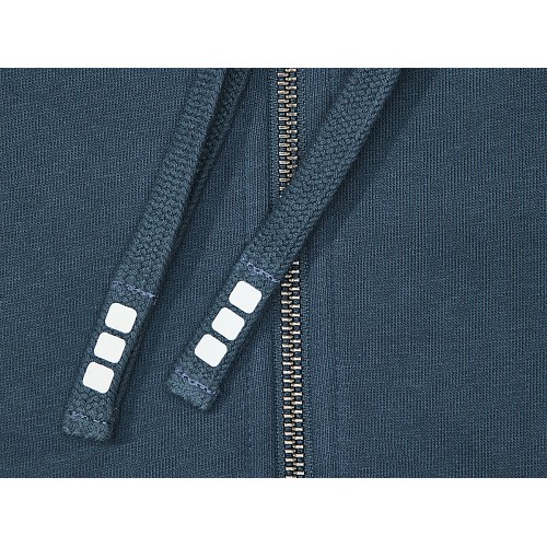 Толстовка «Арора» мужская с капюшоном, серо-синий