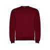 Свитшот с начесом "Clasica" унисекс, гранатовый