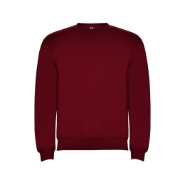 Свитшот с начесом "Clasica" унисекс, гранатовый