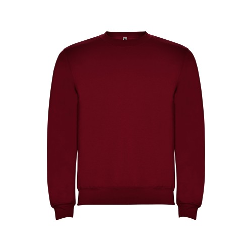 Свитшот с начесом "Clasica" унисекс, гранатовый