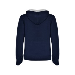 Толстовка с капюшоном "Urban" женская, нэйви/серый