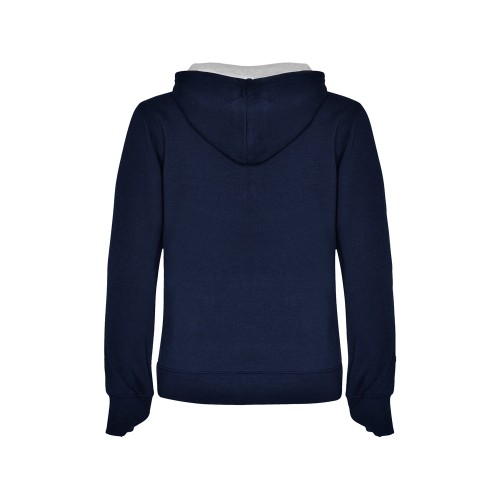 Толстовка с капюшоном "Urban" женская, нэйви/серый