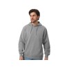 Толстовка с капюшоном оверсайз «Lisbon» унисекс, серый меланж