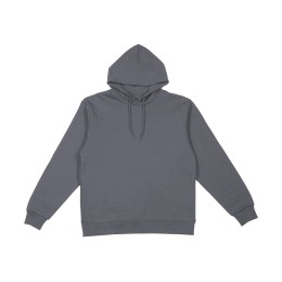 Толстовка с капюшоном оверсайз «Lisbon» унисекс, темно-серый